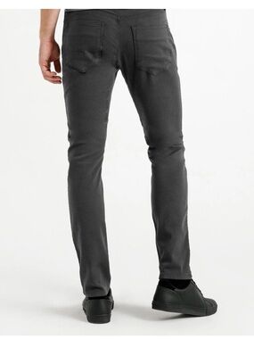 Michael Kors Parker Slim Fit Pants Charcoal Grey Herringbone, size 36x30